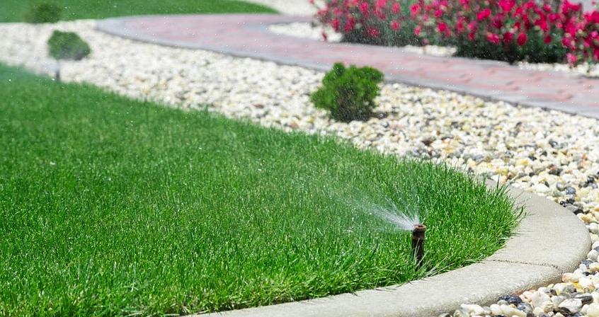 Quando há água parada ou vazando no sprinkler mais distante das válvulas da zona do sprinkler