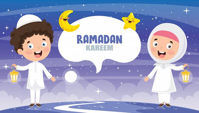 Ensine saudações às crianças durante o Ramadã