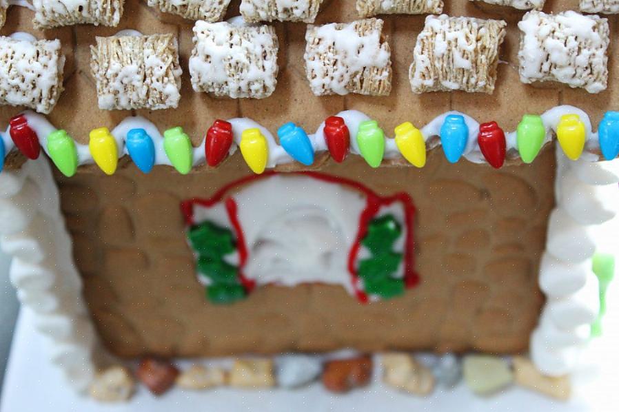 O mais rápido que puder - para esta festa de decoração de casa de pão de mel