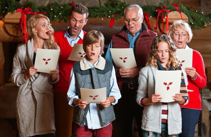 Se um grupo vier à sua porta cantando canções de Natal