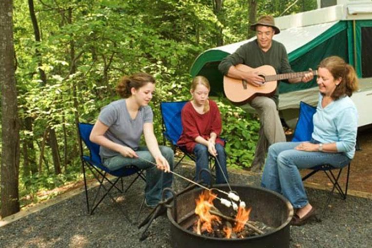 Um acampamento pode ser especialmente divertido