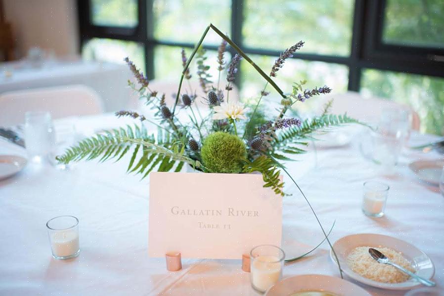 Um jantar de ensaio era apenas para a festa de casamento