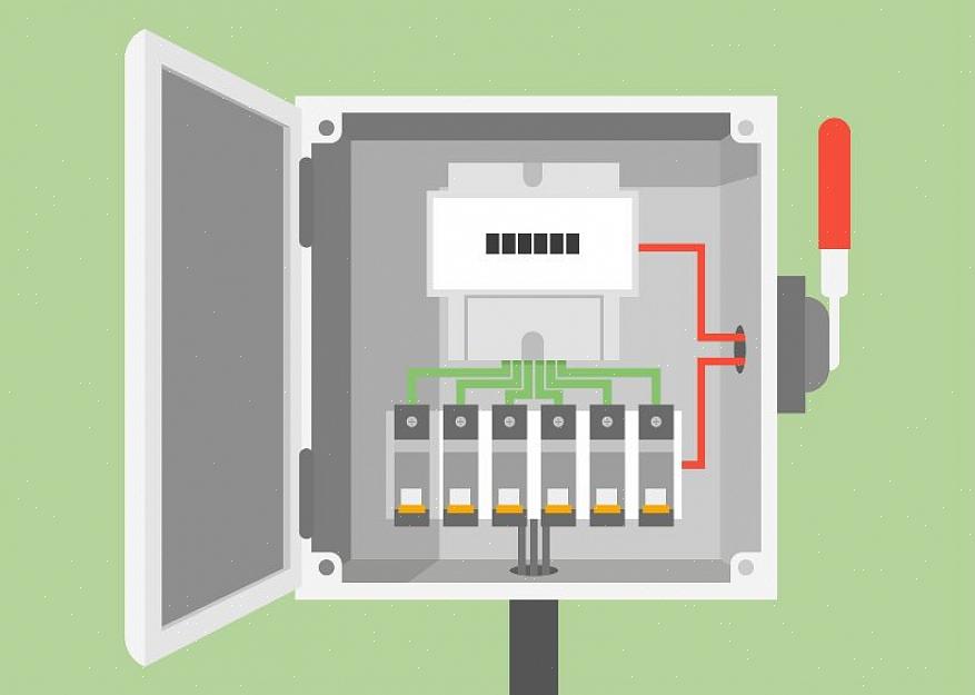 A capacidade elétrica total de um serviço elétrico é medida em amperagem (amperes)