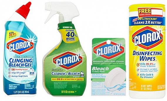 Os panos desinfetantes Clorox não contêm alvejante