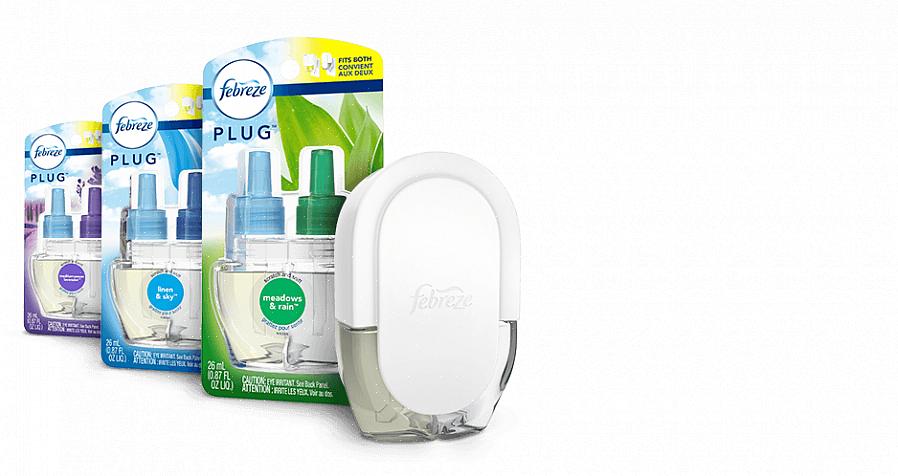 Qualquer produto vendido como refil para o Febreze Noticeable também funcionará no Plug Febreze