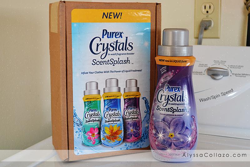 O Purex Crystals Laundry Enhancer promete fazer com que sua roupa saia da secadora com um cheiro limpo