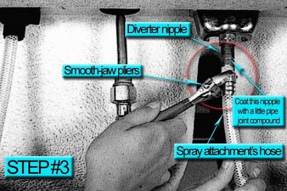 Não há necessidade de comprar uma torneira de cozinha totalmente nova quando o pulverizador de pia precisar