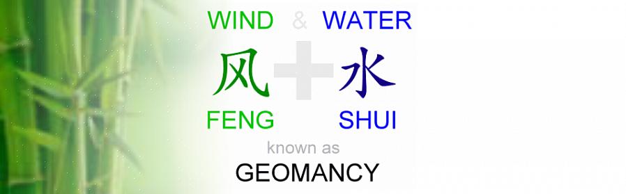 O feng shui às vezes é chamado de arte geomântica