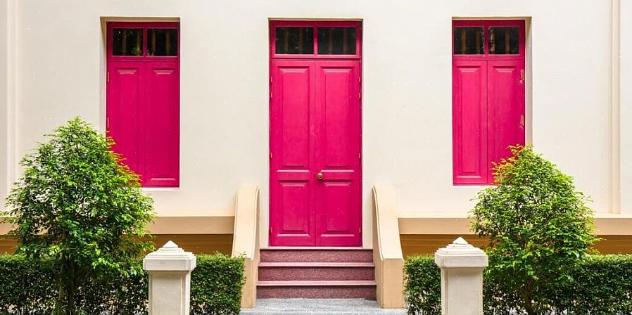 Então a melhor cor do feng shui para uma porta da frente voltada para o sul