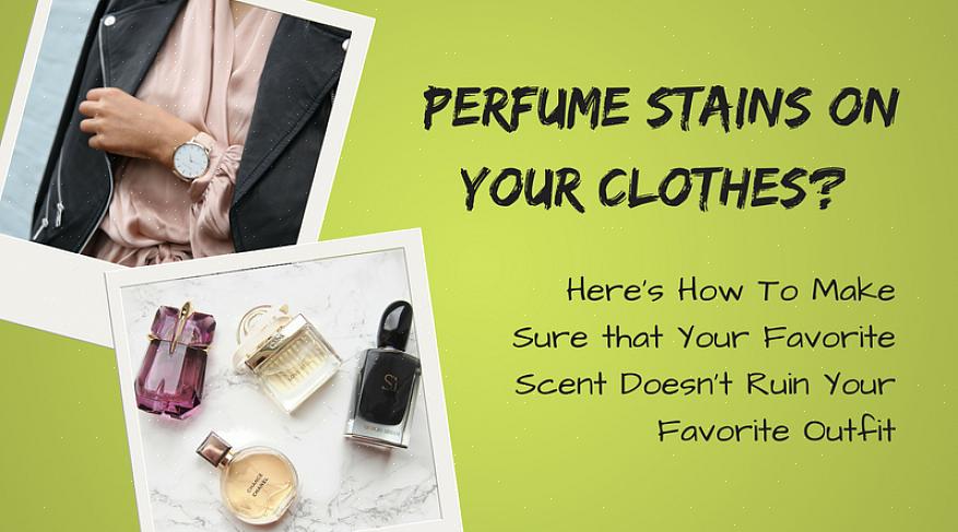 Como remover o odor excessivo de perfume das roupas