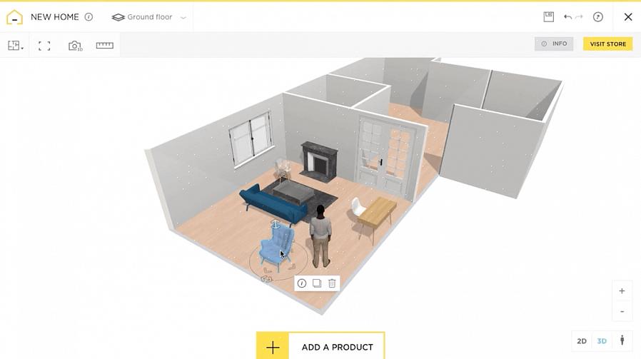 Mas não possui os recursos de outros aplicativos de design de quartos mais elaborados