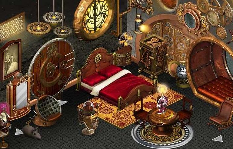 Seu quarto steampunk precisa de pelo menos um baú antigo para o toque vitoriano perfeito