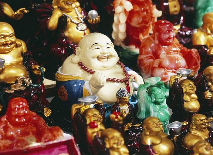 O símbolo do feng shui do Buda Risonho é baseado na história de um monge budista que viveu na China