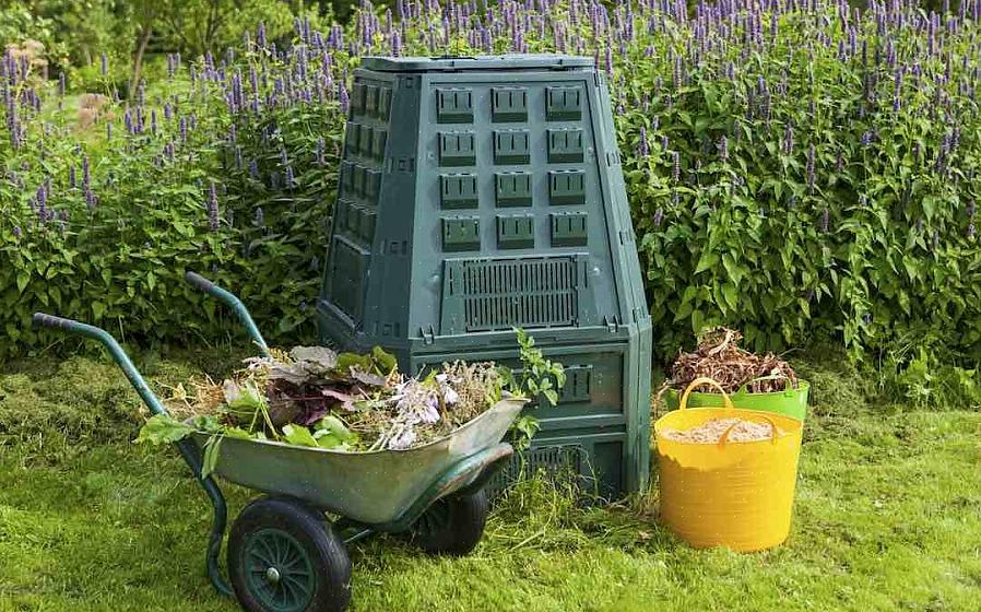 Você precisará encontrar um local onde possa começar sua pilha de compostagem ou colocar sua caixa