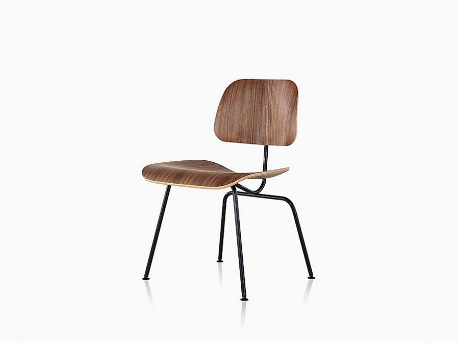 Variações de cadeira lateral moldada Eames