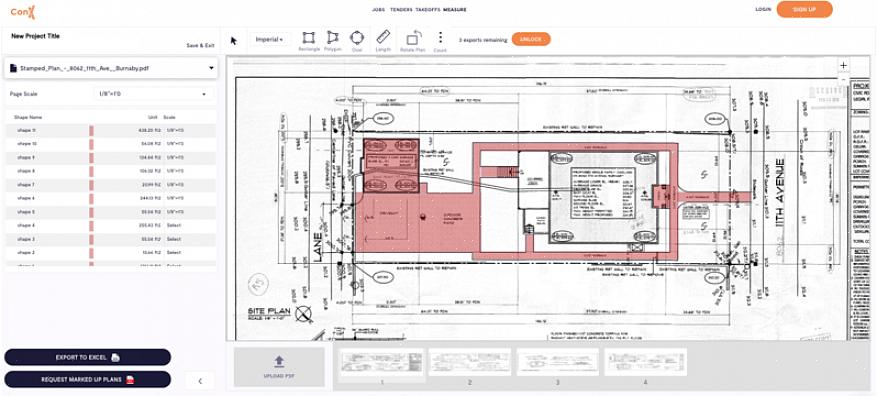 Para colocar bases de concreto de 20 metros de comprimento