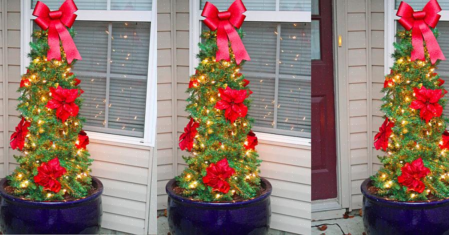 Acompanhe enquanto mostramos como fazer uma árvore de Natal em gaiola de tomate