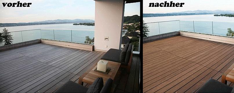 Este tutorial o guiará pelas etapas necessárias para a limpeza do deck de madeira antes do retoque