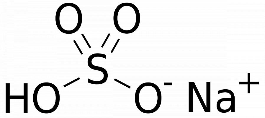 O bissulfato de sódio é um dos muitos sinônimos de sulfato de ácido de sódio