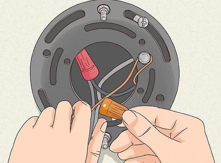 Existem três tipos ou funções de fio para uma luminária de teto